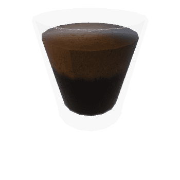 Cup Espresso Shot Glass Filled Expresso 02